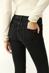 Slim-Fit Jeans Denim Noir