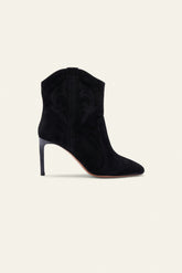 Suede Ankle Boots Boots Noir