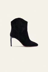 Suede Ankle Boots Boots Noir