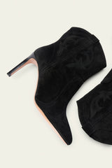 Suede Ankle Boots Boots Noir