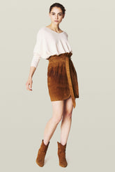 Open-Back Jumper Pullover Ecru