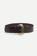 Leather Belt Benita Marron