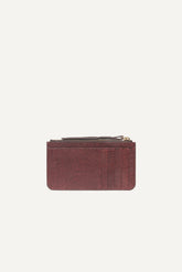 Leather Card Holder Teddy Rouge