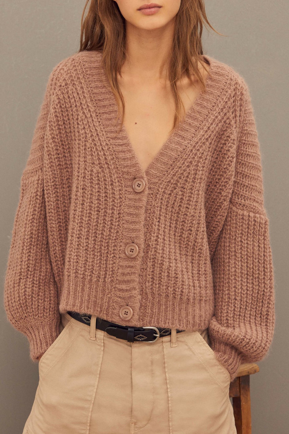 Bun Cardigan Ecru