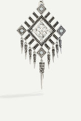 Earrings Maxi-Punk Argent