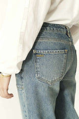 Straight-Leg Jeans Elly Blue
