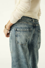 Blue Wide-Leg Jeans Mellou Blue
