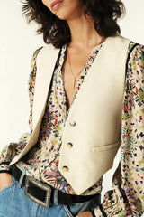 Waistcoat Jessy Ecru