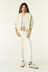 Straight-Leg Jeans Devon Ecru