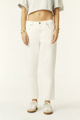 Straight-Leg Jeans Devon Ecru