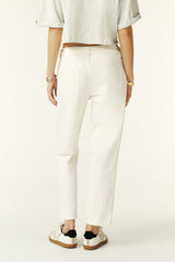 Straight-Leg Jeans Devon Ecru