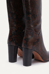 High-Leg Boots Ciry Printed