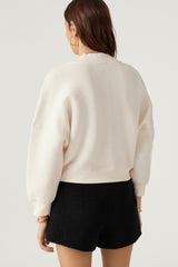 V-Neck Sweatshirt Rhode Ecru