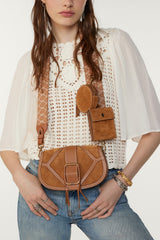 Handbag Techbag Marron