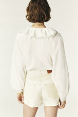 High-Rise Shorts Cdavid Ecru