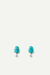 Turquoise Earrings Earrings Argent