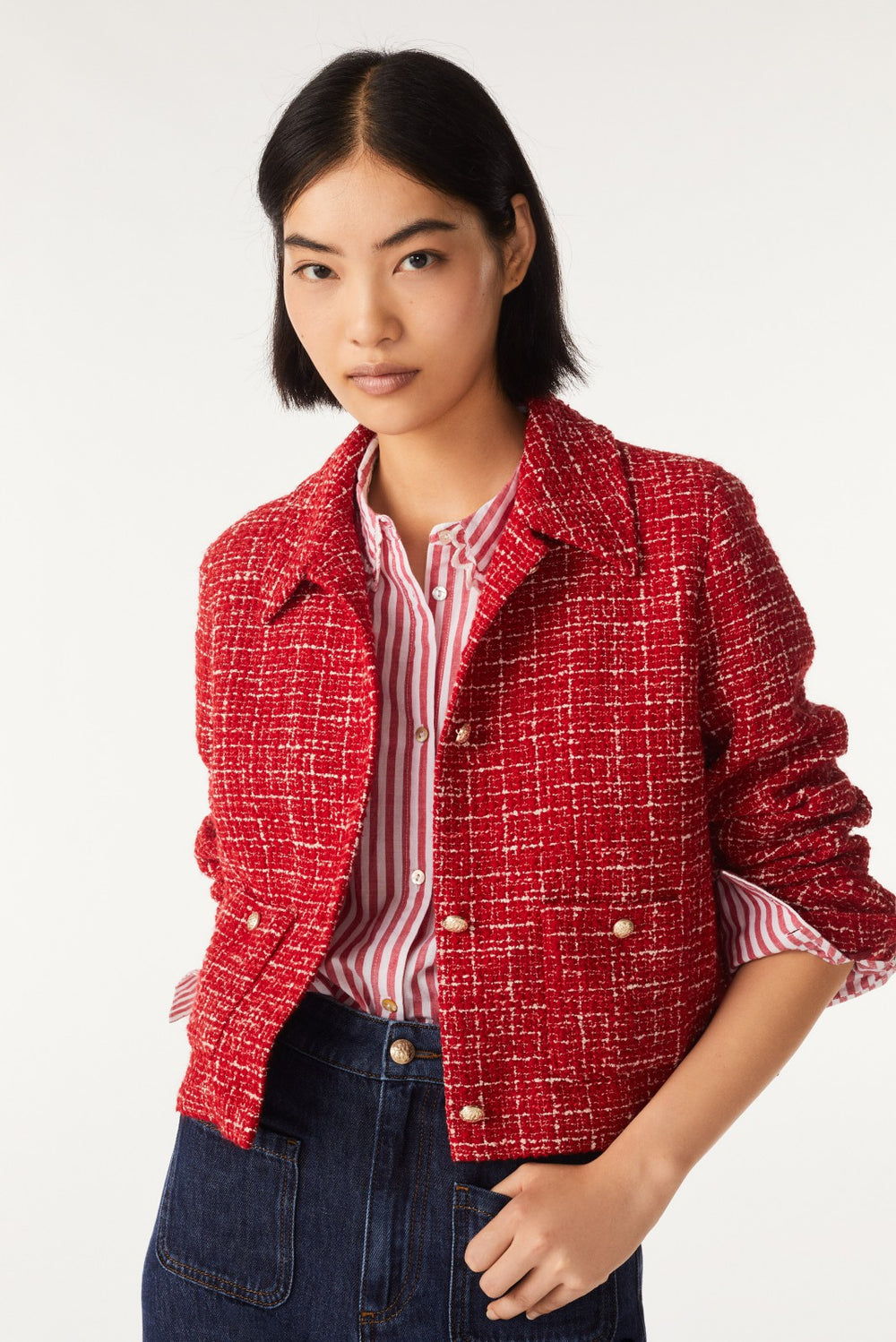 Buttoned Jacket Dall Rouge
