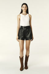 High-Waisted Shorts Aglae Noir
