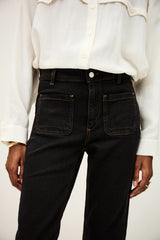 Flared Jeans Ross Noir