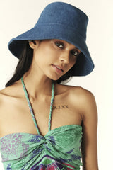Cotton Bucket Hat Hermosa Denim