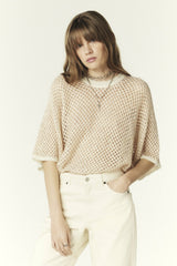 Round-Neck Jumper Jumper Gold