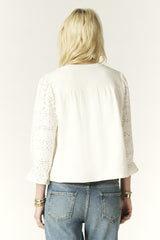 Round Neck Sweatshirt Lucas Ecru