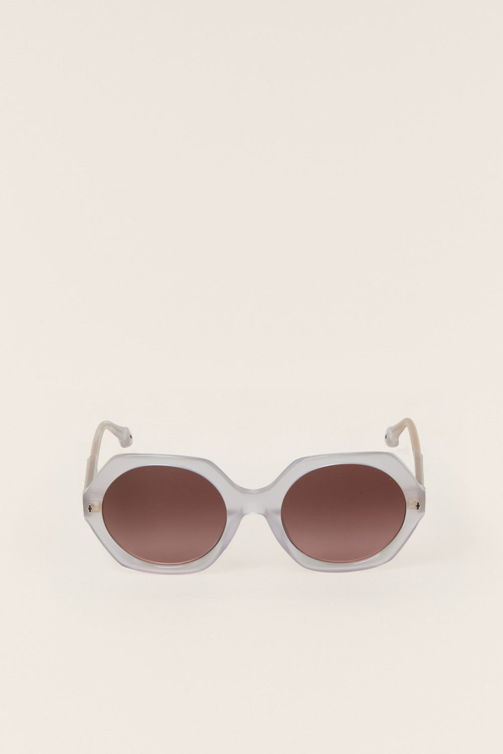 Round Sunglasses Luny Nude