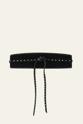 Corset Belt Bordado Noir