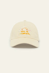 Embroidered Cap Hunny Ecru