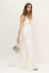 Long Strappy Dress Wasta Blanc