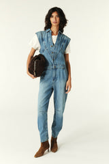 Sleeveless Jumpsuit Figo Blue