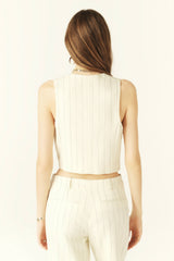 Erita Vest Ecru