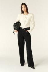 Wide-Leg Trousers Vocci Noir