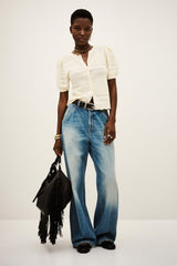 Short-Sleeve Vest Vinat Ecru