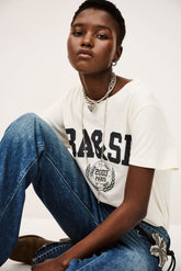 Varsity-Style Shirt Ioni Ecru
