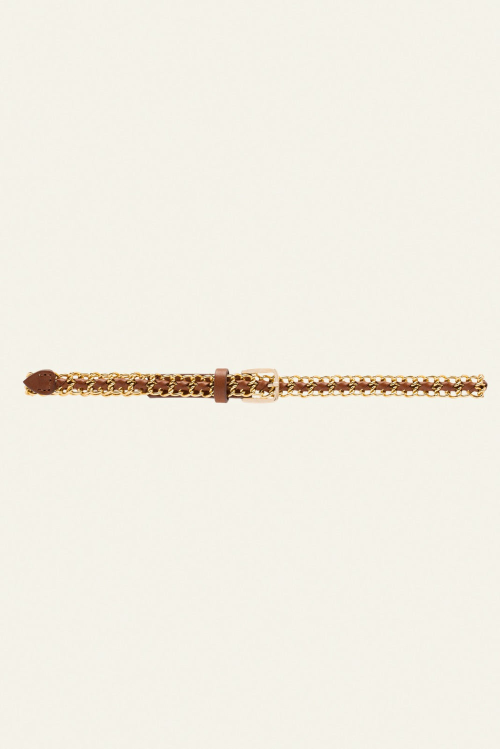 Link Belt Belt Marron