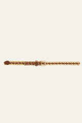 Link Belt Belt Marron