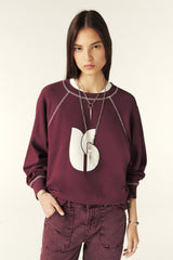 Baggy Sweatshirt Bart Violet