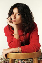 Cashmere Jumper Corvy Rouge