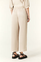 Elasticated Waist Trousers Issy Ecru