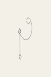Earring Okami Argent