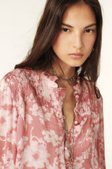 Long-Sleeved Blouse Amaury Rose