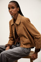 Straight-Cut Jacket Milas Marron