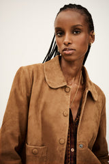 Straight-Cut Jacket Milas Marron