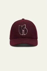 Cap With Motif On Front Cap Rouge