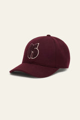 Cap With Motif On Front Cap Rouge