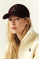 Cap With Motif On Front Cap Rouge