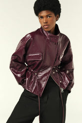 Fitted Jacket Malou Rouge