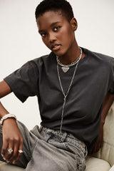 Short-Sleeved Top Rosie Gris