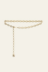 Chain Belt Brass Gold